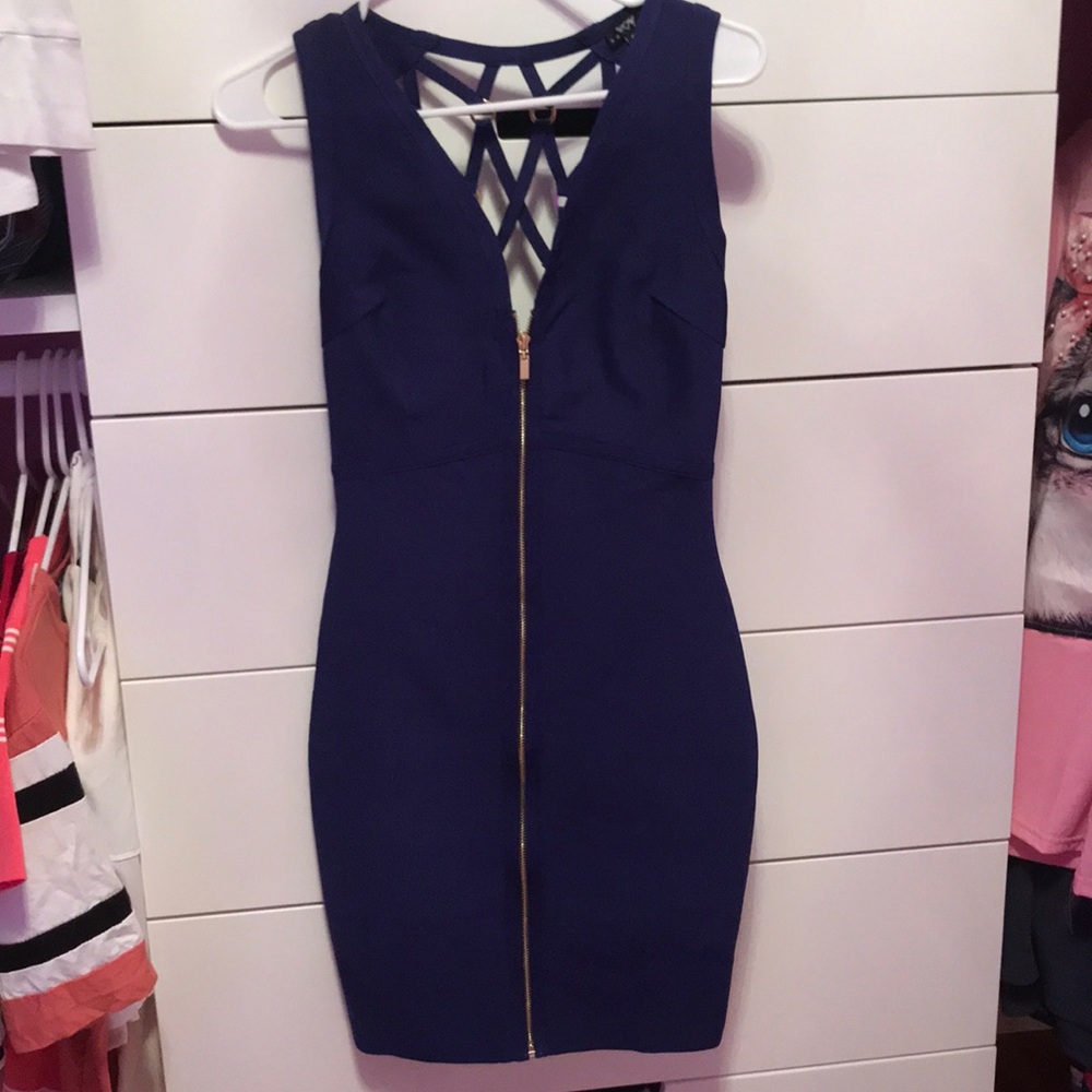 Blue dress